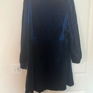 Blue Shimmer Dress